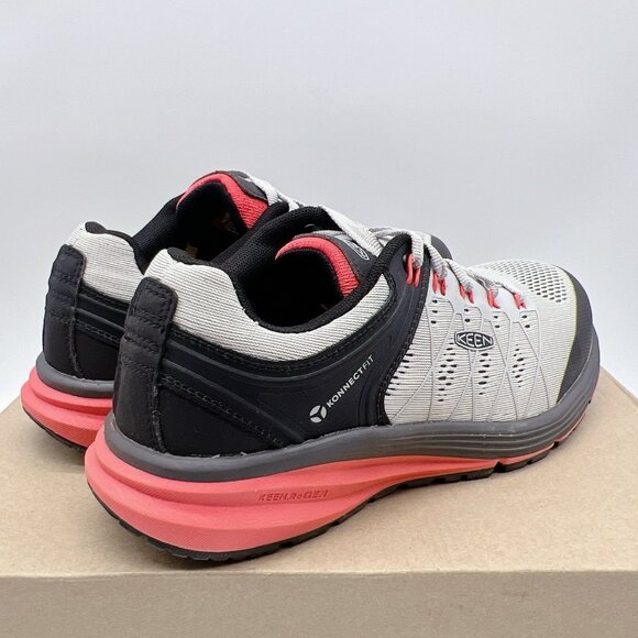 Keen Utility Vista Energy Pink Black Womens US 8.5 WIDE -Work Shoes Safety Toe - Picture 7 of 12